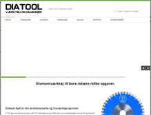 Tablet Screenshot of diatool.dk